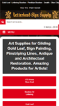 Mobile Screenshot of letterheadsignsupply.com